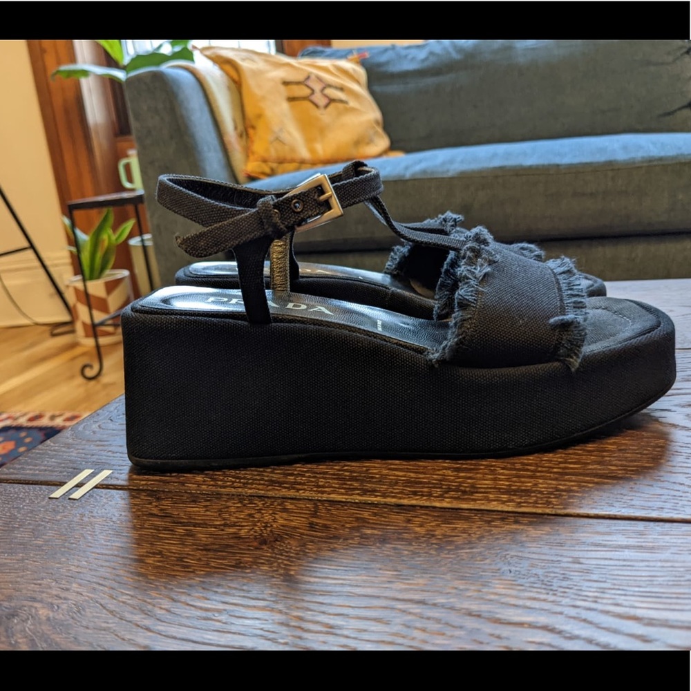 Prada Platform Sandals